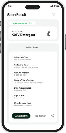 VerifyPro Result Screen