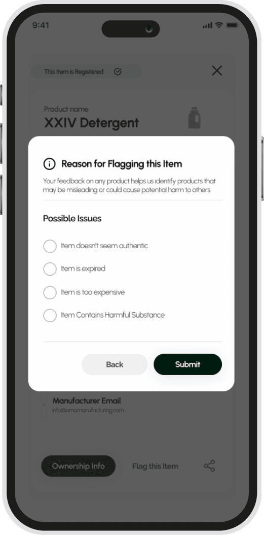 VerifyPro App Report Interface